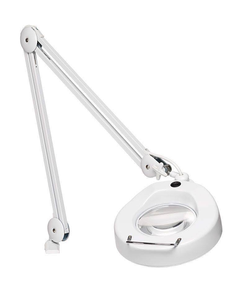 White 5D Prolite Magnifier with Edge Clamp G1177