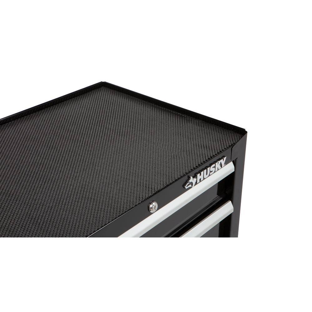26 in. W 4-Drawer Rolling Cabinet Tool Box Chest in Gloss Black A656110