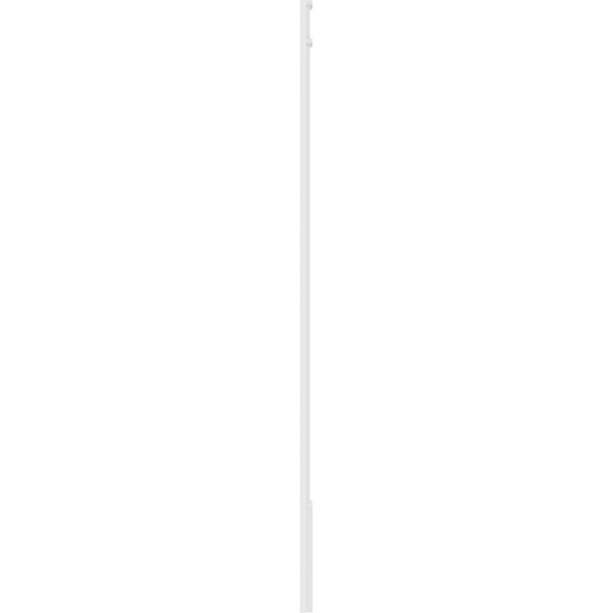 Plain PVC Pilaster with Decorative Capital & Base (Pair) J3847