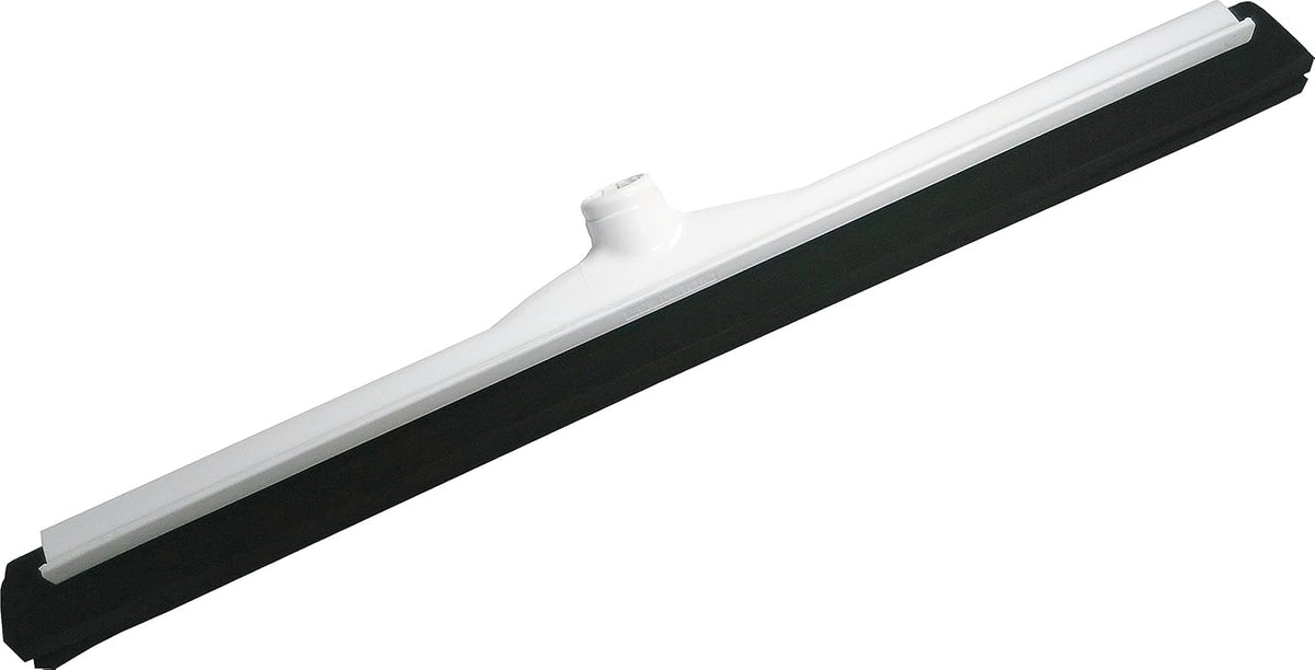 22 Length White-Black Soft Foam Rubber Squeegee with Plastic Frame (Pack of 10) N39206