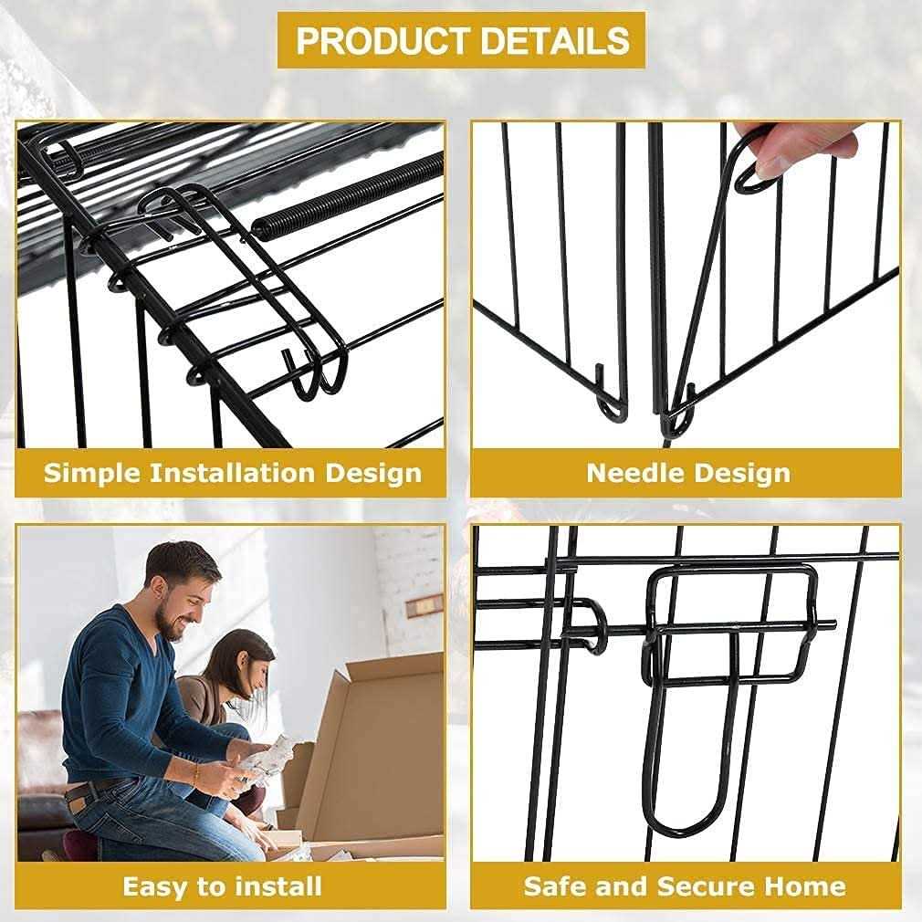 Large Metal Chicken Coop with Door & Cover P36429