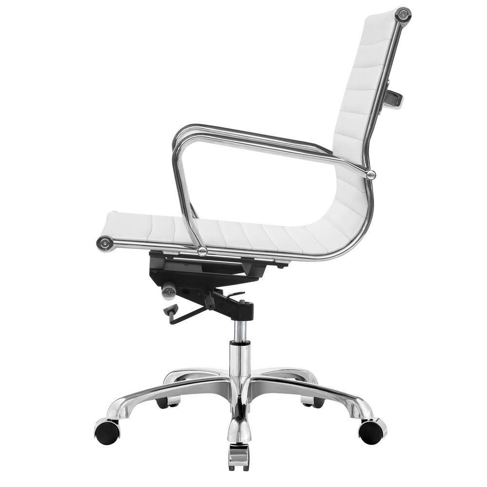 White Mid Back Office Chair L706171