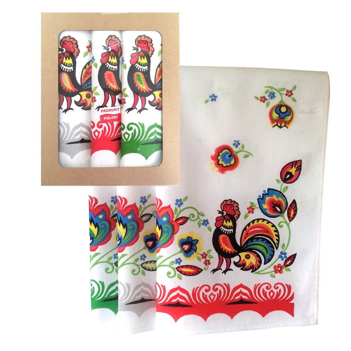 Set of 3 Kitchen Towels E12281