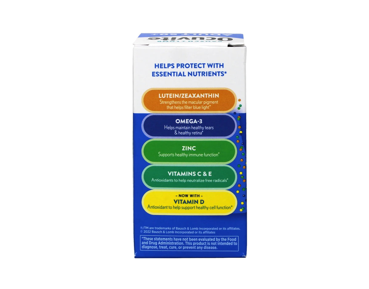 50 ea Pack of 4 Eye Vitamin Softgels Y62774