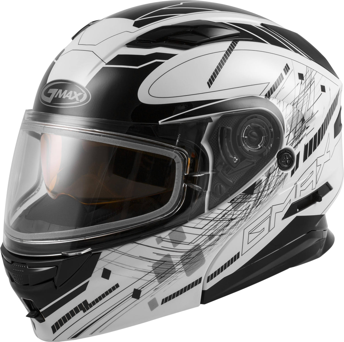 Wired Modular Helmet - Black/White - Large F5580
