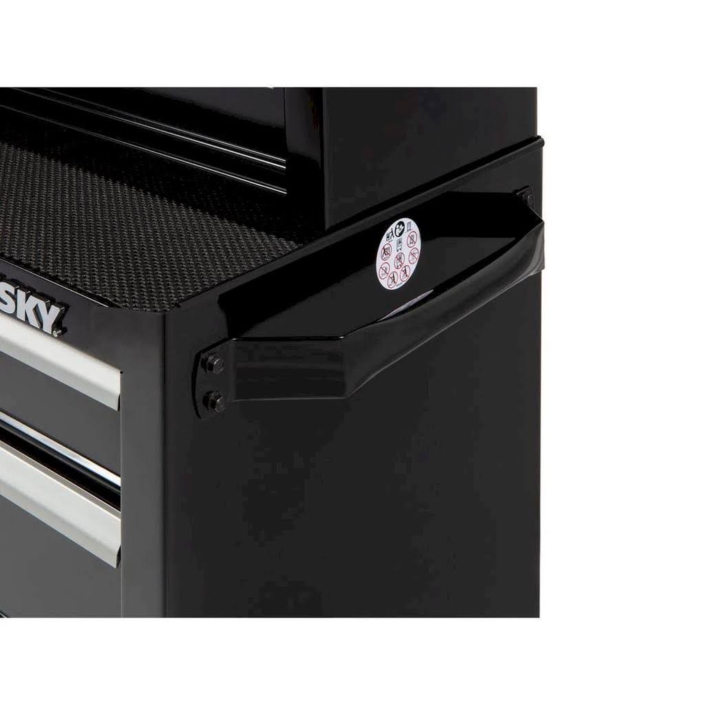 26 in. W 4-Drawer Rolling Cabinet Tool Box Chest in Gloss Black A656110