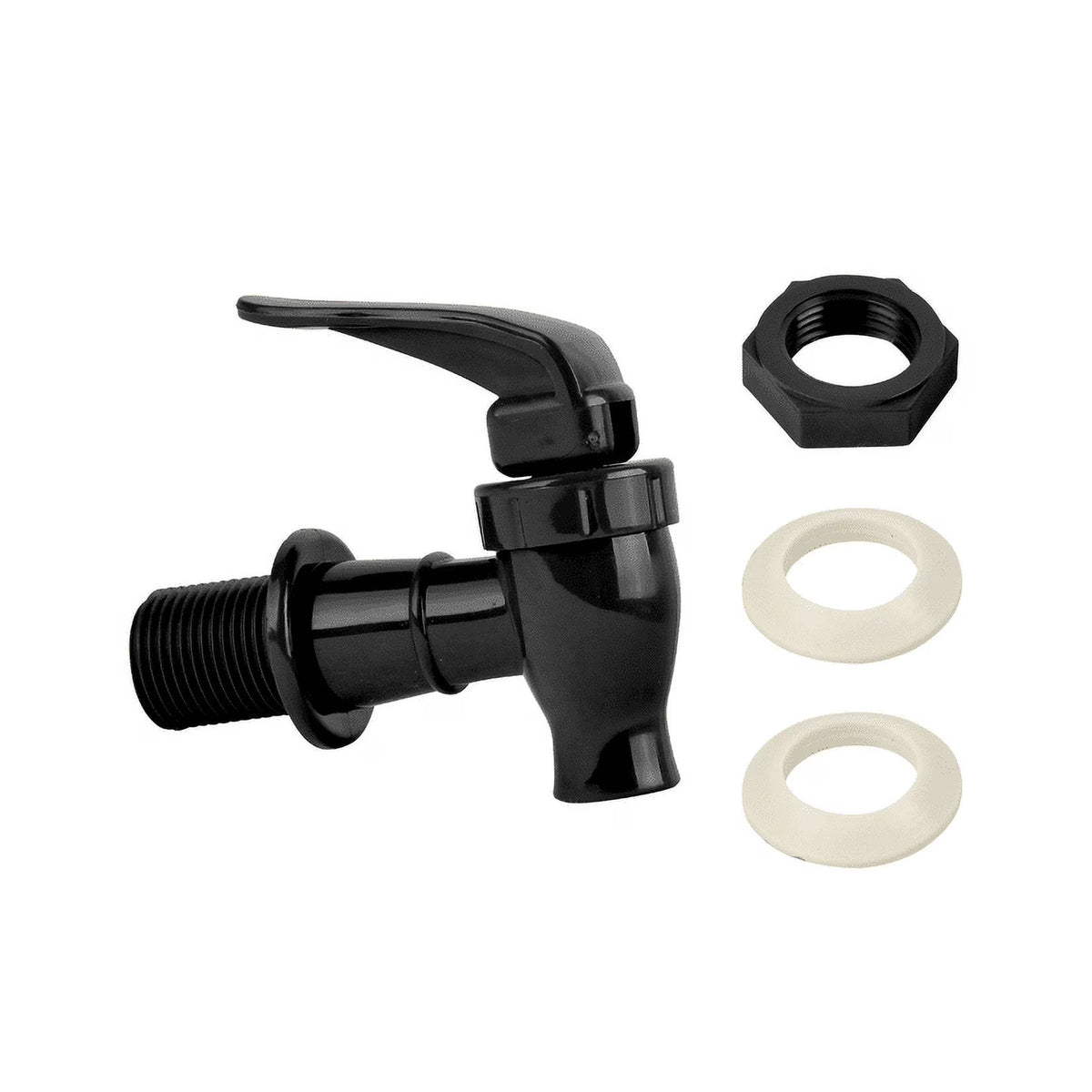 Black B.P.A.-Free Water Dispenser Replacement Valve 12-Pack K740