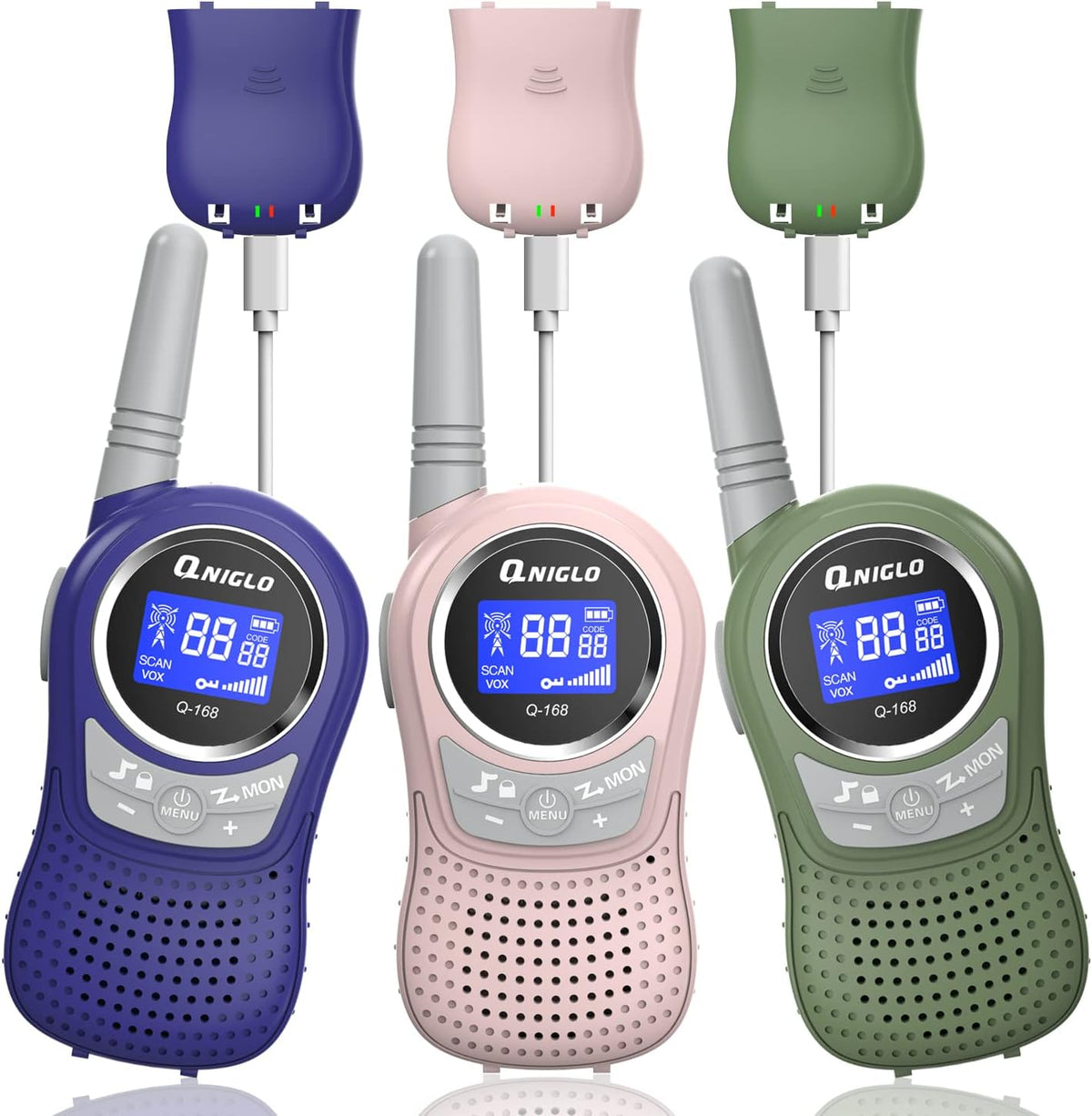4 Pack Rechargeable Walkie Talkies S219