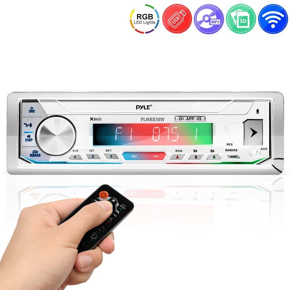 Marine Stereo Receiver Power Amplifier, Single DIN K607866