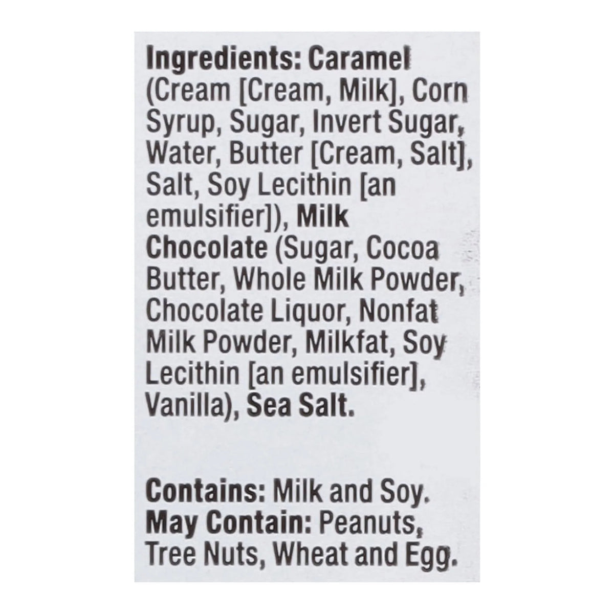 Milk Chocolate Sea Salt Caramels, 28 oz. J3148