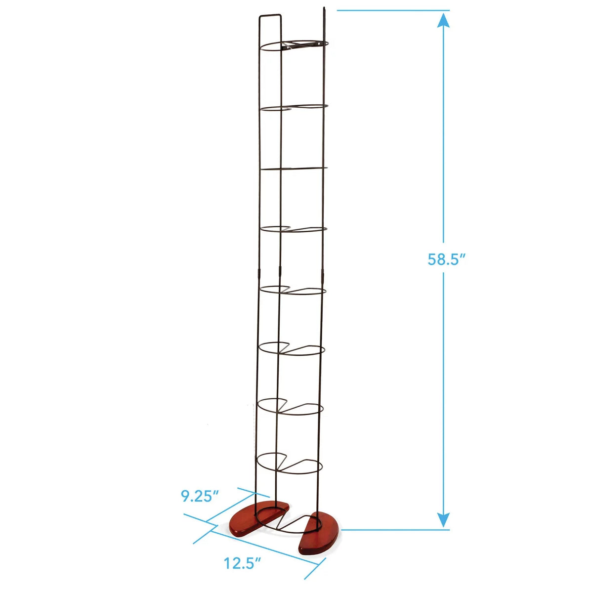 Black Media Storage Tower U85101