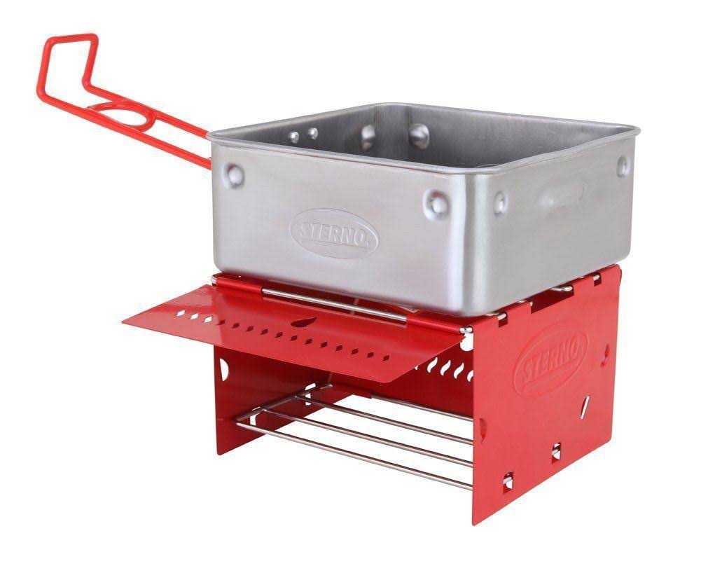 Camp Stove Kit with Frame and Wind-Shield Panels D2102