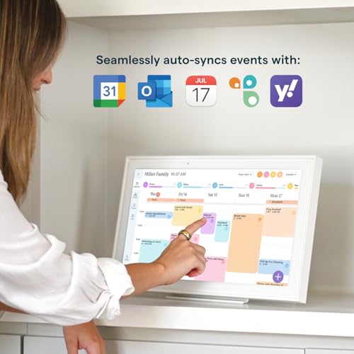 15-inch Wall Planner Digital Calendar Smart Touchscreen Interactive Display T117