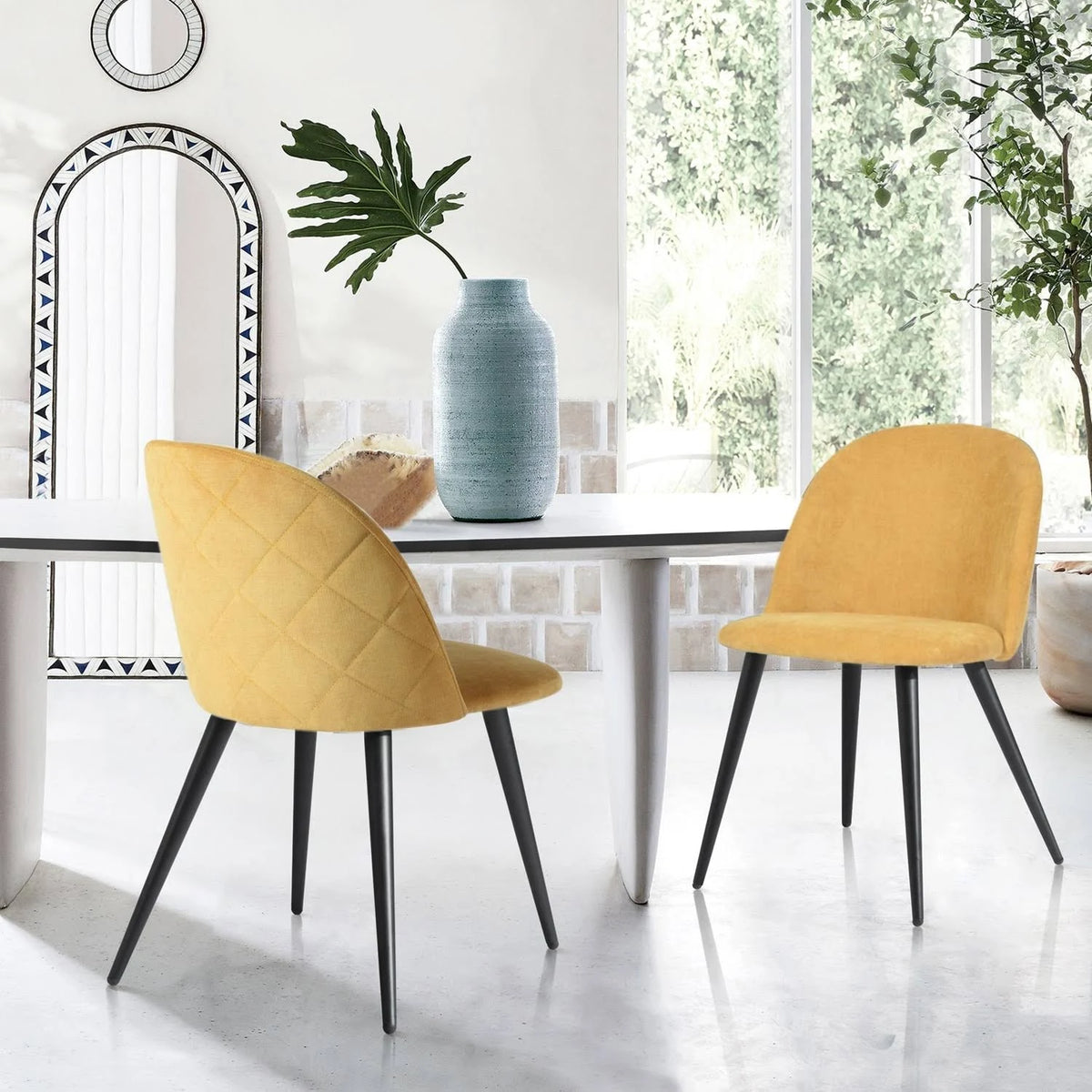 Velvet Dining Chair Set of 2 S98546