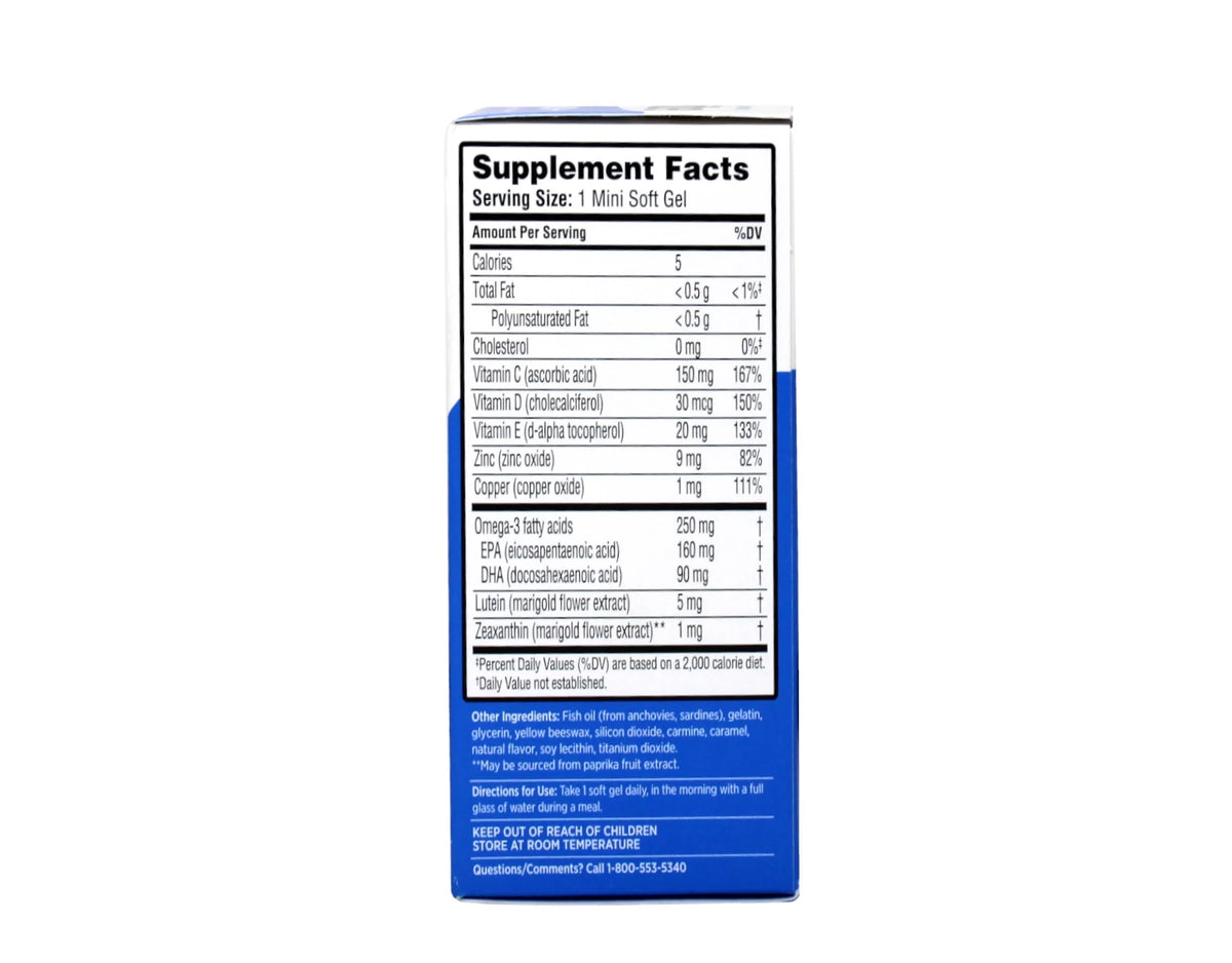 50 ea Pack of 4 Eye Vitamin Softgels Y62774