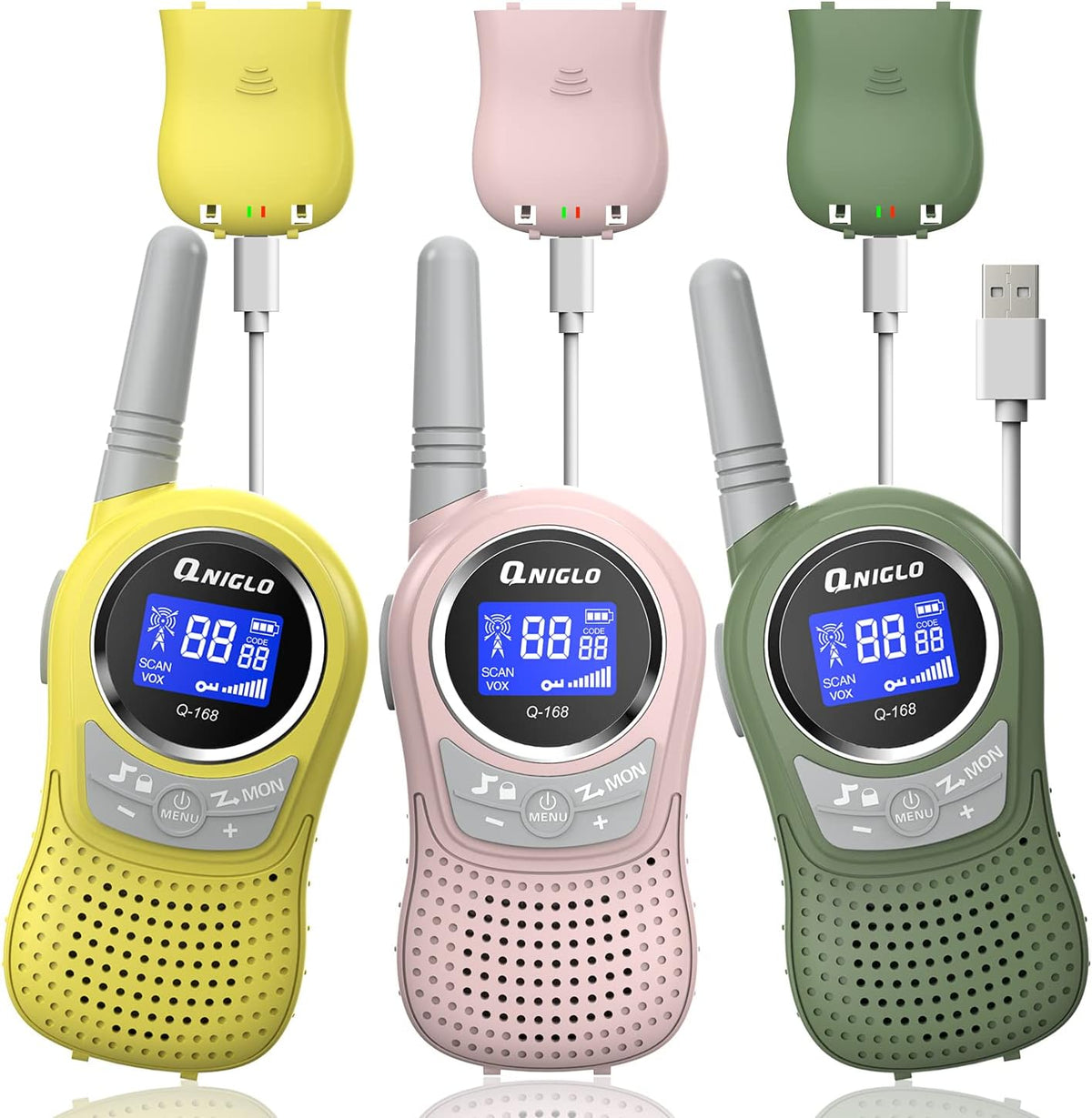 4 Pack Rechargeable Walkie Talkies S219