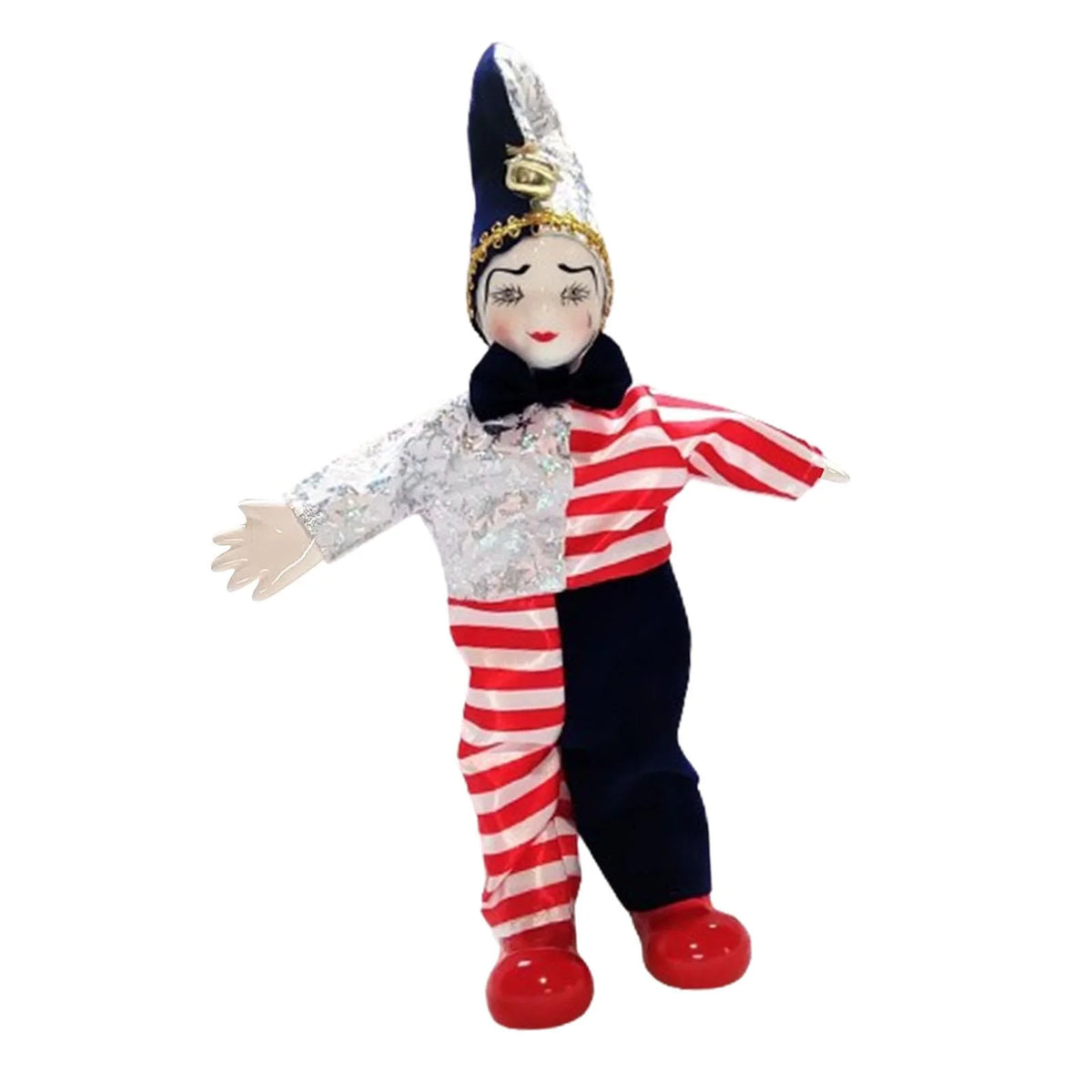 9.84'' Movable Joint Jester Doll C697