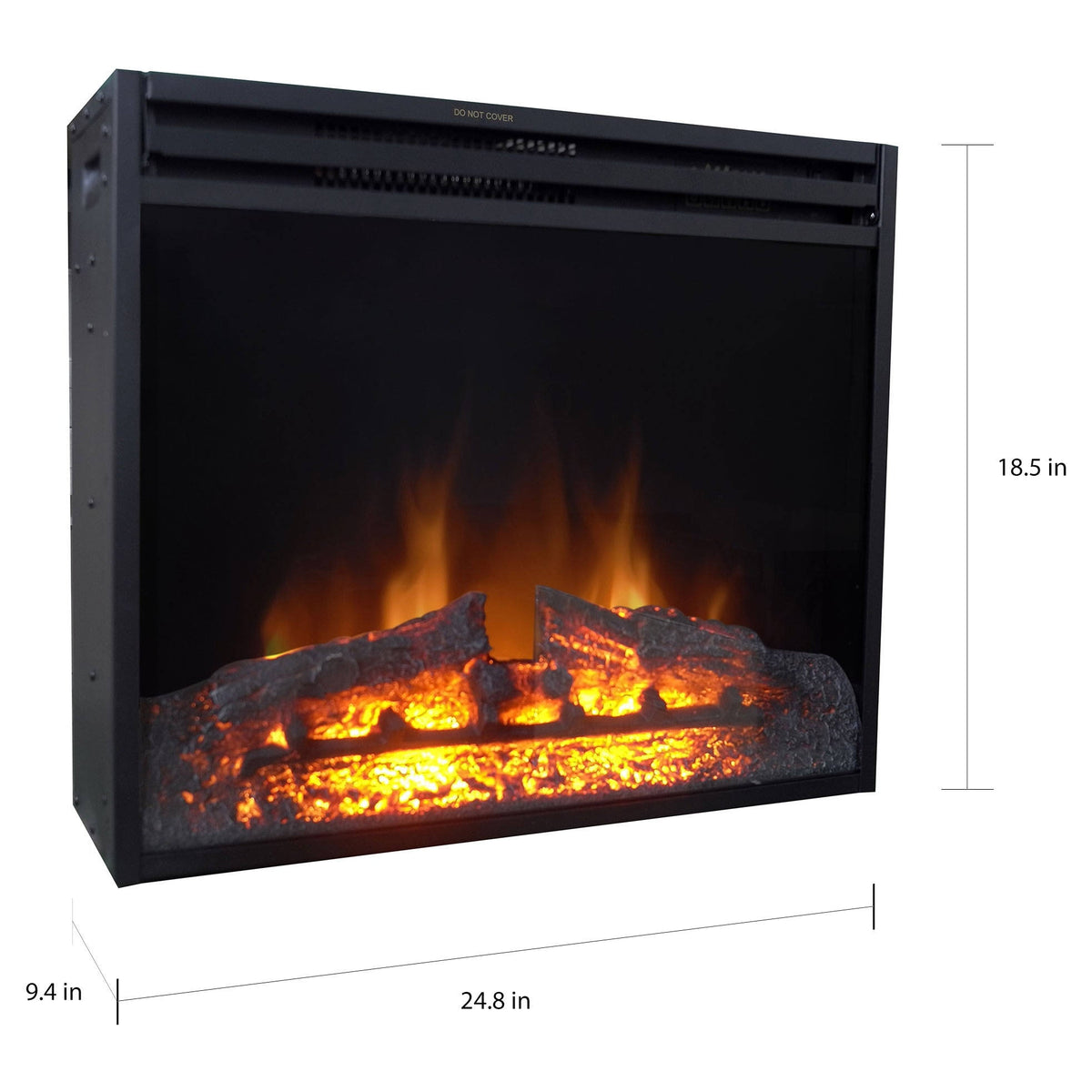 Freestanding Electric Fireplace Insert with Remote Control E9152