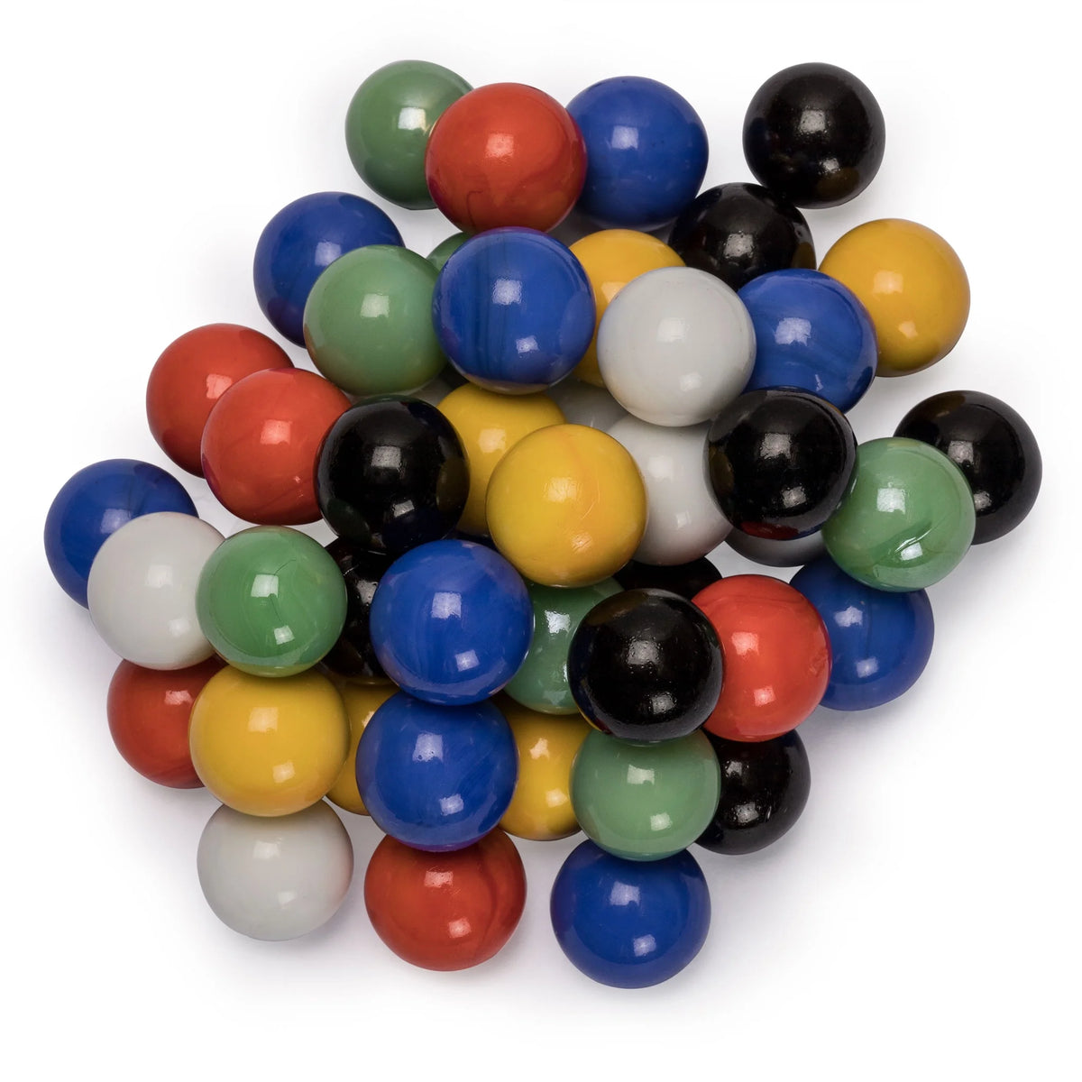 60 Pieces Chinese Checkers Glass Marbles Set P317