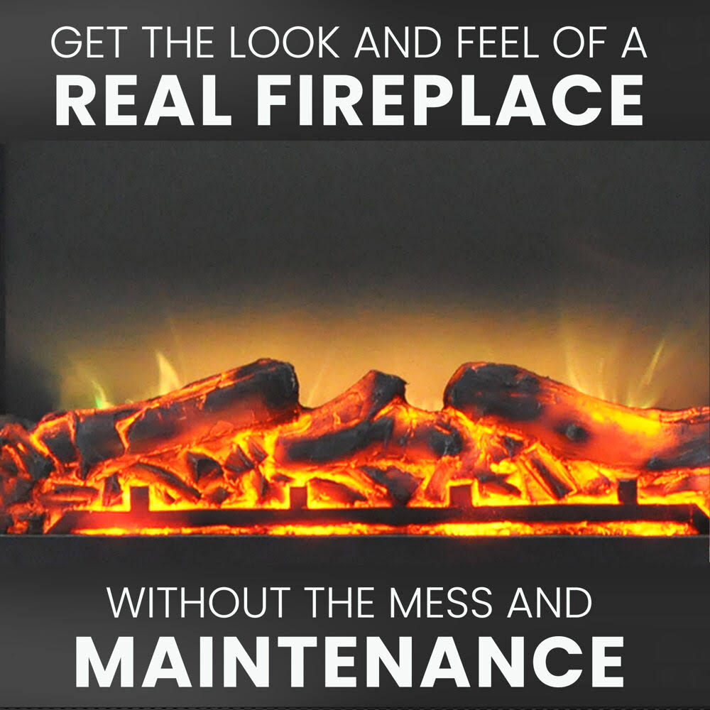 Freestanding Electric Fireplace Insert with Remote Control E9152
