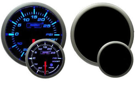 Green/White Electrical Boost Gauge U961