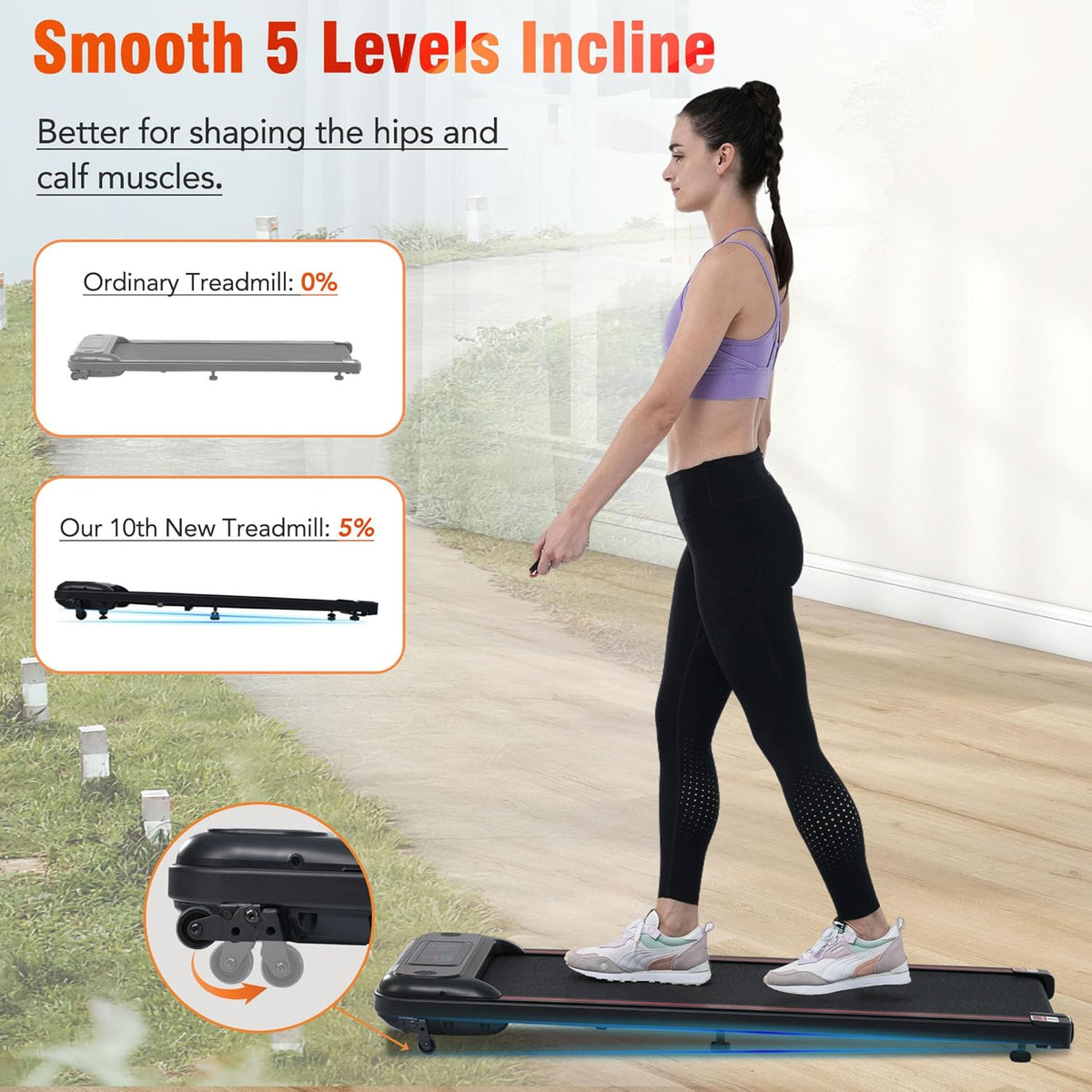 2-in-1 Treadmill Under Desk N161