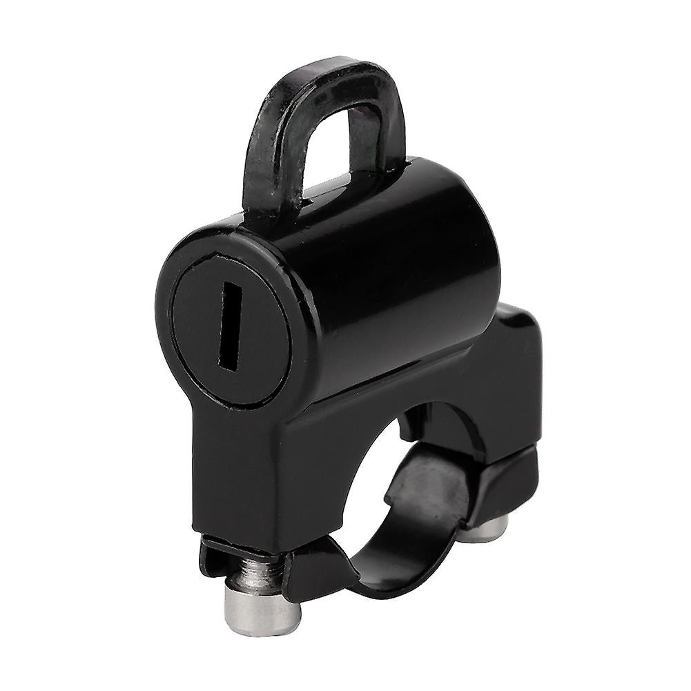 Motorcycle Helmet Security Lock With 2 Keys For 0.9in Handlebar L83569