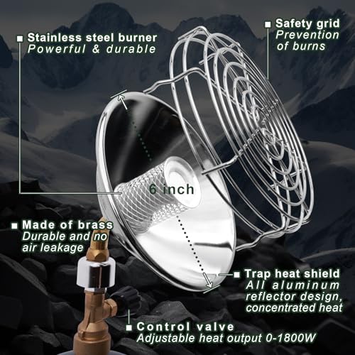 Propane Heater 6200BTU W1364