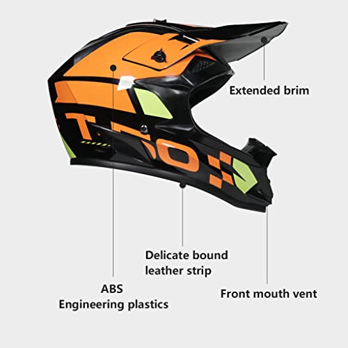 Full Face Motocross Helmet DOT ECE Approved P542