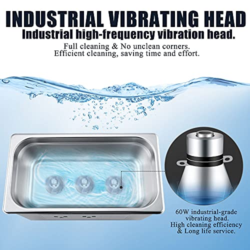 4.5L 180W Ultrasonic Cleaner with 304 Stainless Steel and Digital Timer T79286