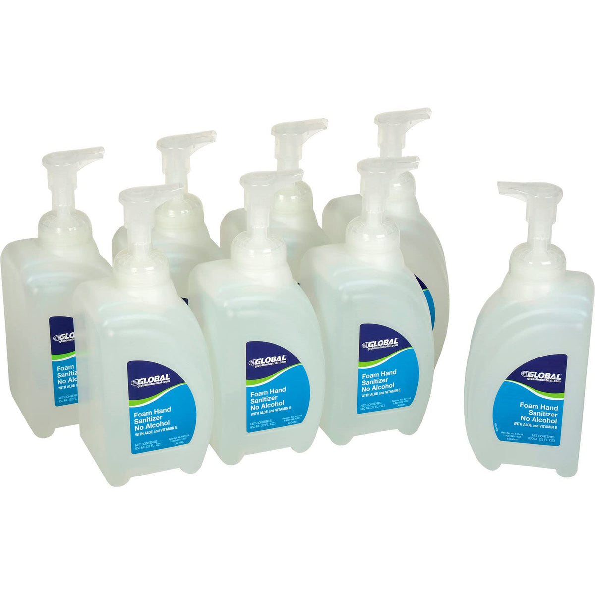 Foam Hand Sanitizer Alcohol Free, Linen Scent, 32 oz. Bottle, Pack of 2 R69680