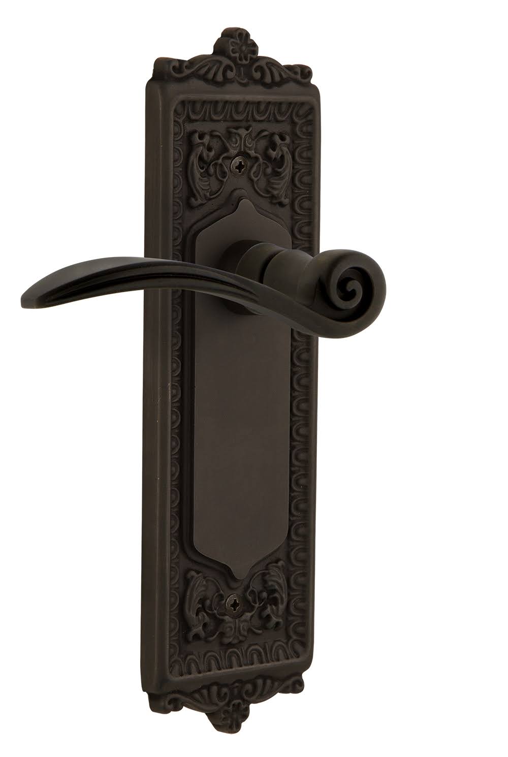 Swan Passage Door Lever Set with Egg and Dar Oil-Rubbed Bronze K906987