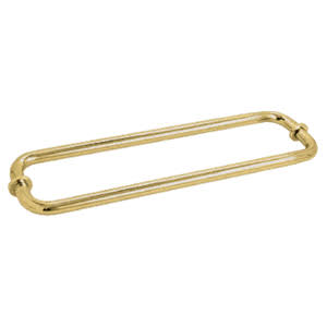 Satin Brass 12 inch Back-to-Back Towel Bars G216