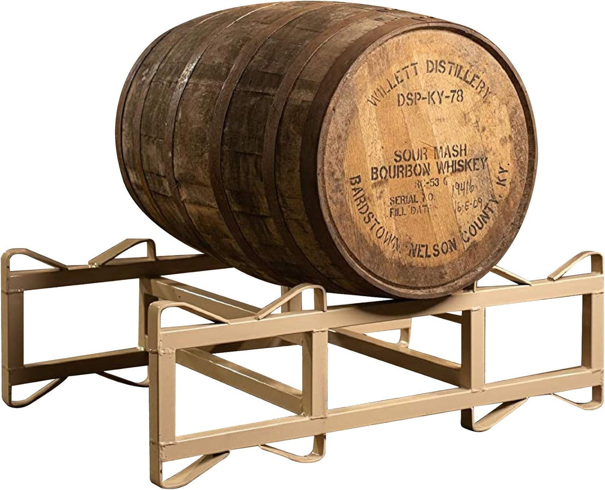 53 Gallon Used American Oak Wood Barrel W4235