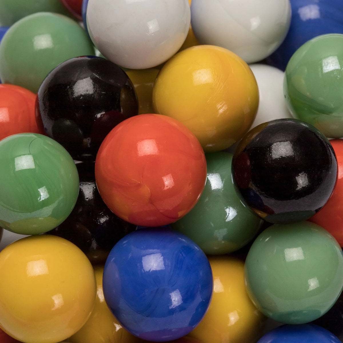 60 Pieces Chinese Checkers Glass Marbles Set P317