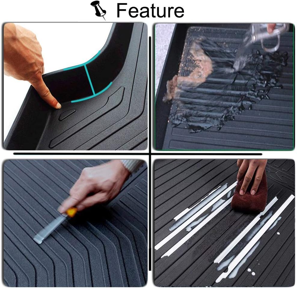 Cargo Liner Rear Cargo Tray Trunk Floor Mat Protector for 2017 2018 2019 Honda CRV R8069