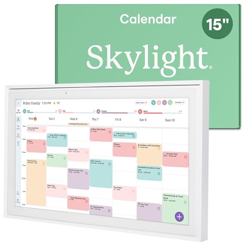 15-inch Wall Planner Digital Calendar Smart Touchscreen Interactive Display T117
