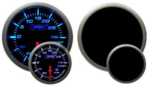 Green/White Electrical Boost Gauge U961
