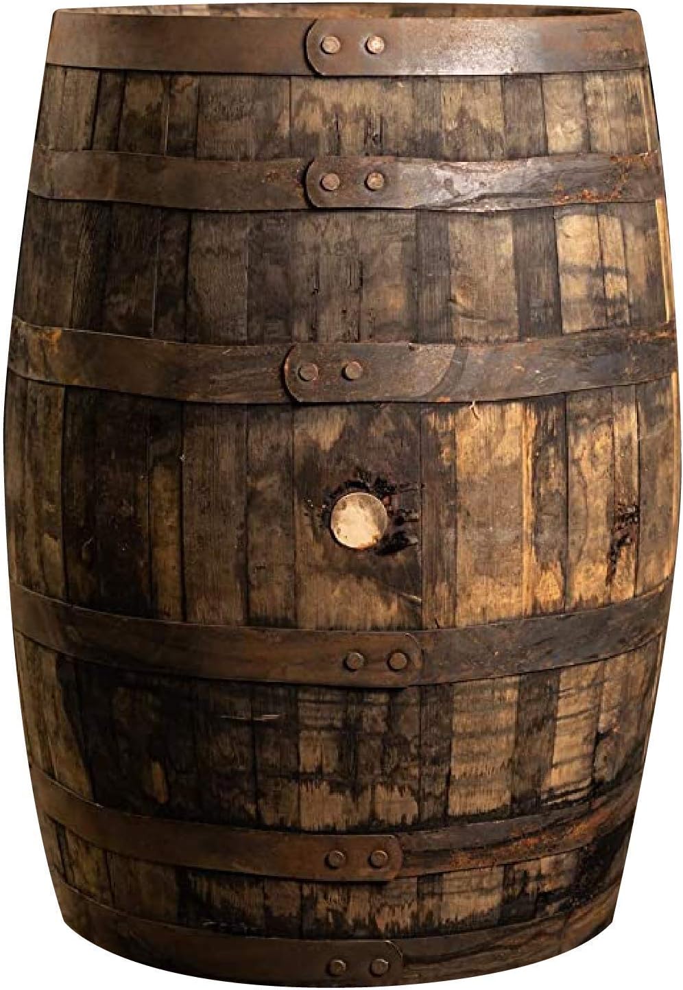 53 Gallon Used American Oak Wood Barrel W4235