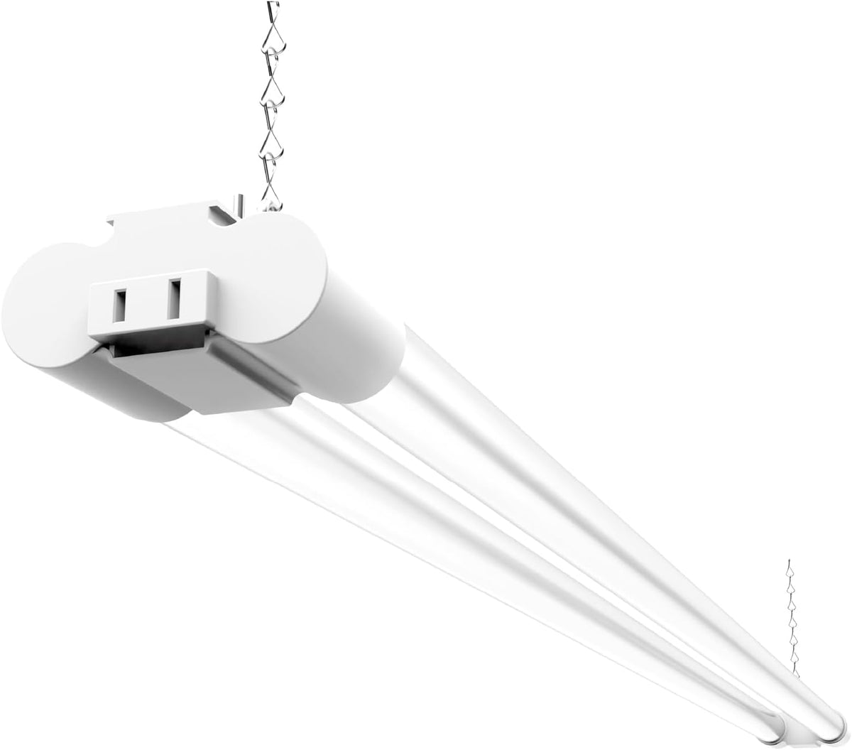 LED White Hanging Shop Light 4FT, 5000K Daylight, 40W=260W, 4100 LM, Pull Chain R473193