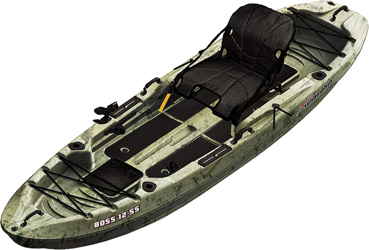 12 ft Sit On Top Fishing Kayak with Paddle M178
