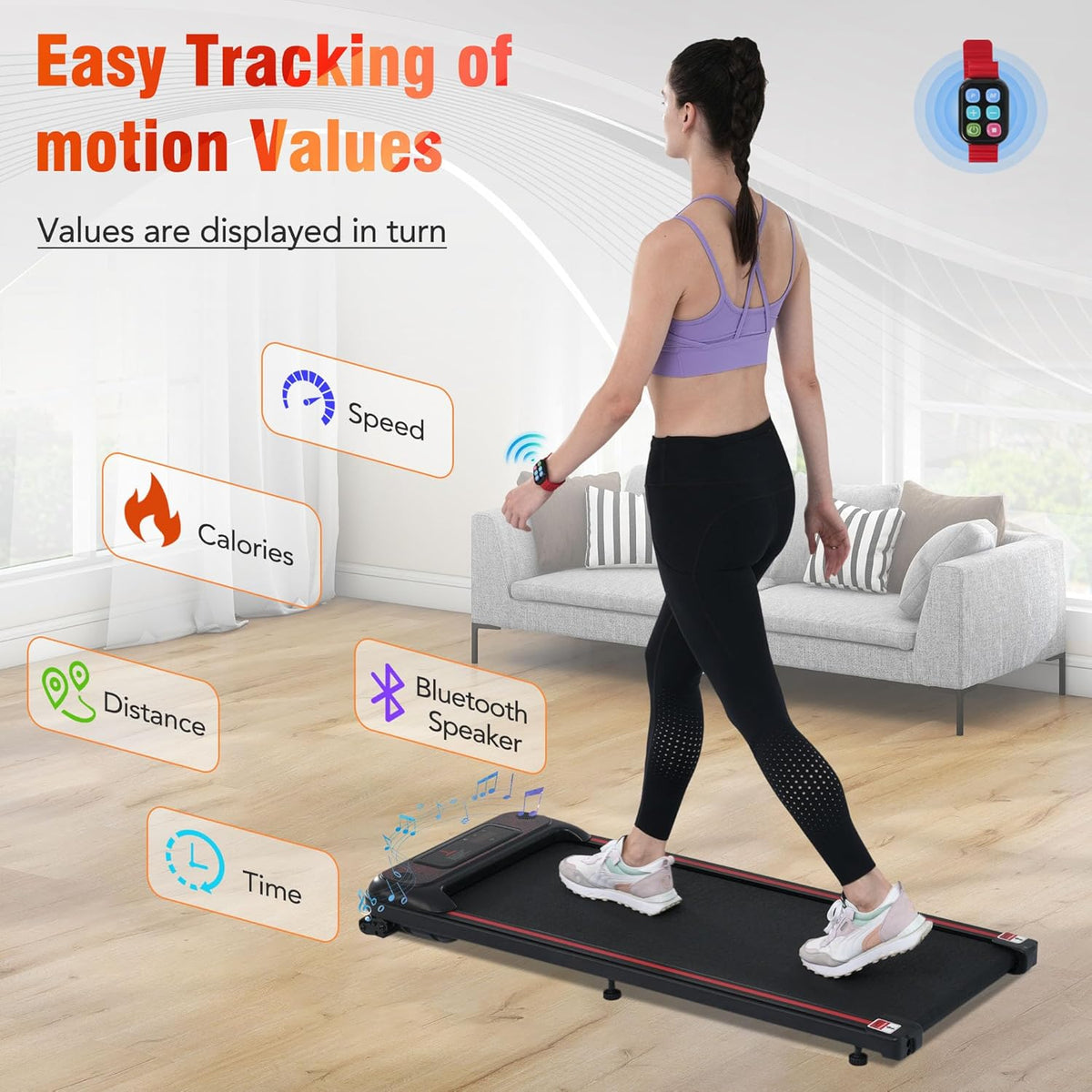 2-in-1 Treadmill Under Desk N161