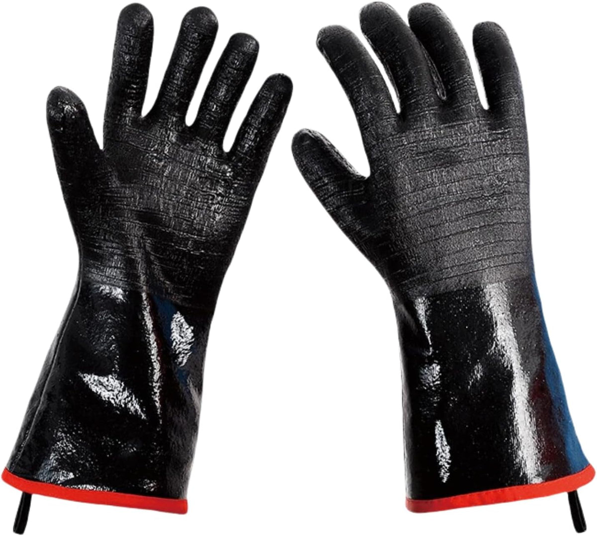 Extreme Heat Resistant Gloves, Waterproof Long Sleeve, Oil Resistant Neoprene Coating (18 inches) A3150