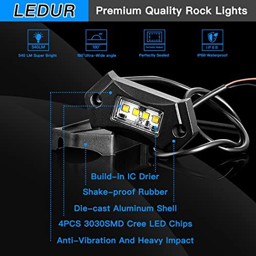 White 16PODS Rock Lights B740