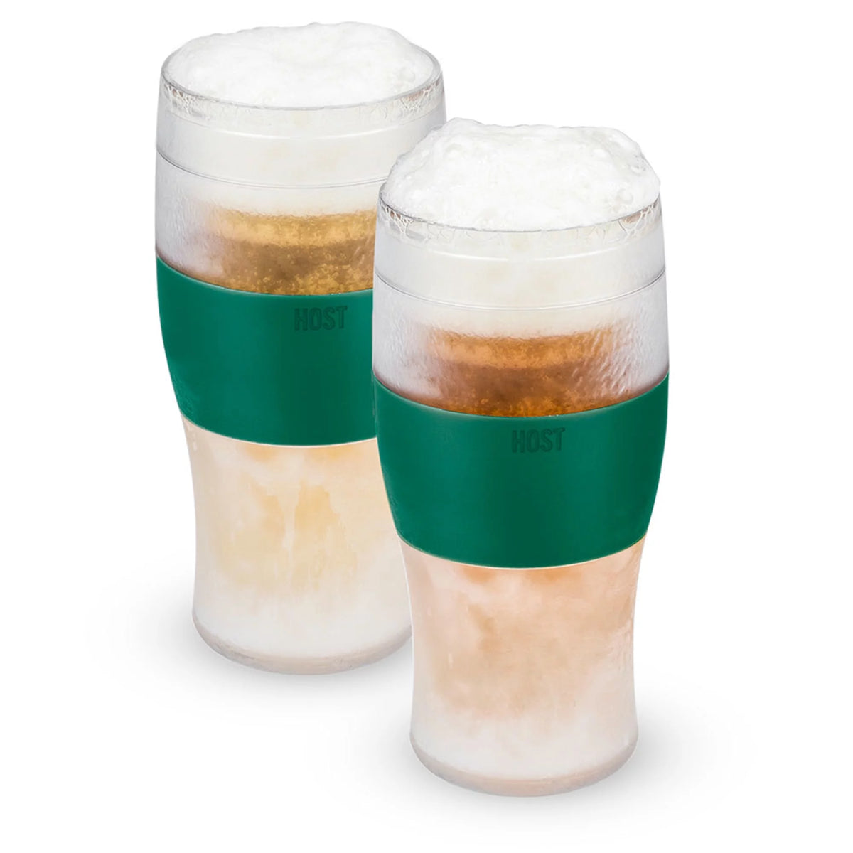 Green Double Walled Insulated Plastic Pint Glasses X792