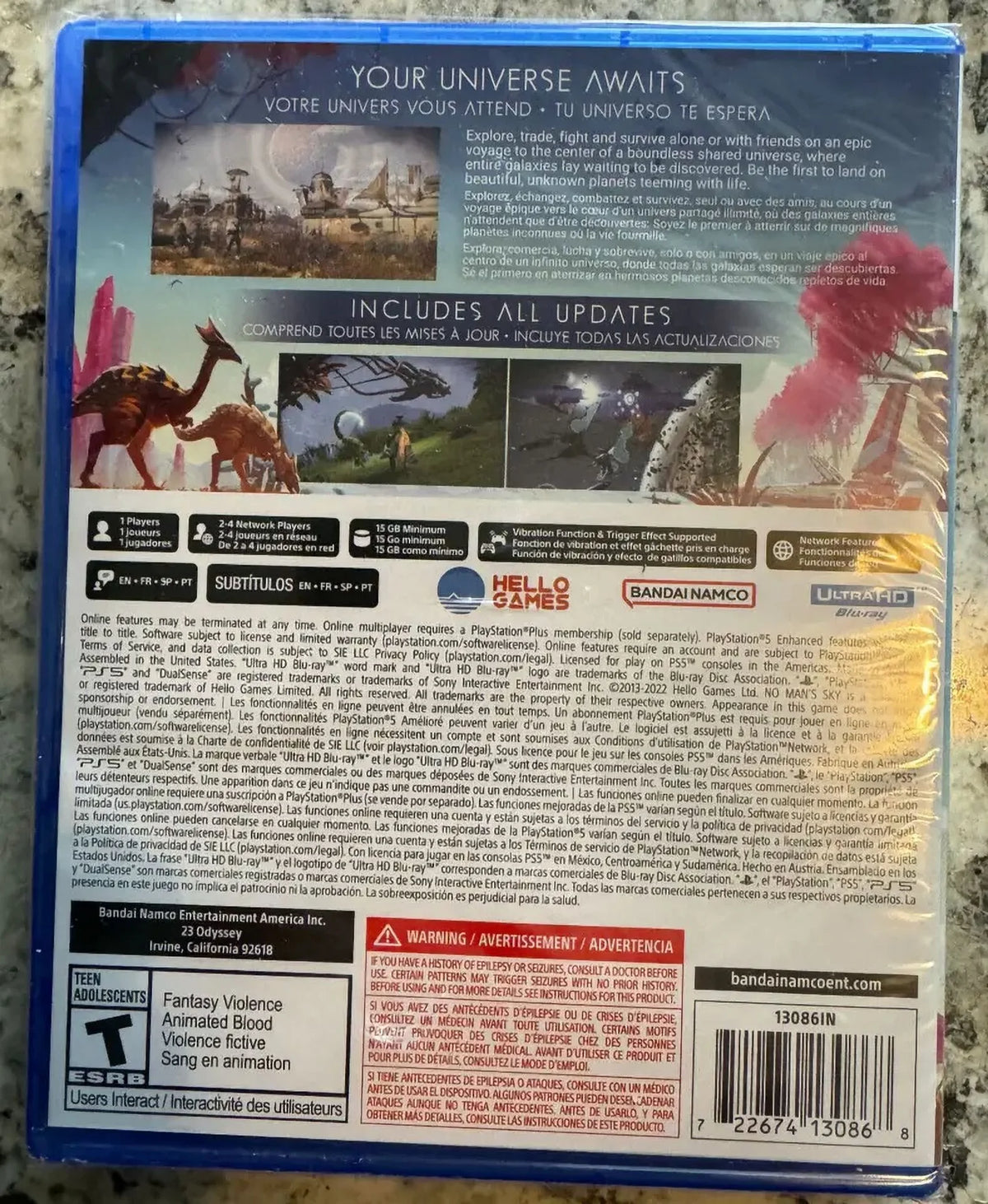 No Man's Sky PS5 Sony PlayStation 5 J680364