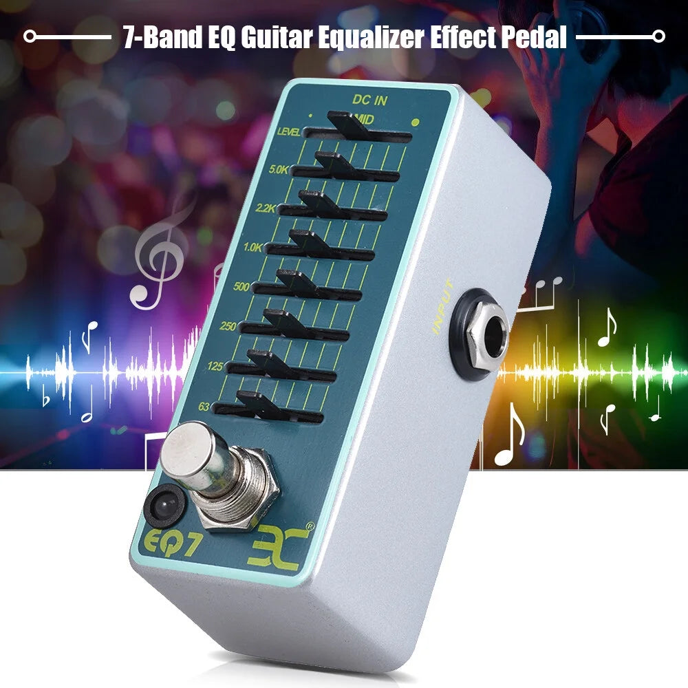 7-Band EQ Guitar Equalizer Effect Pedal P2057