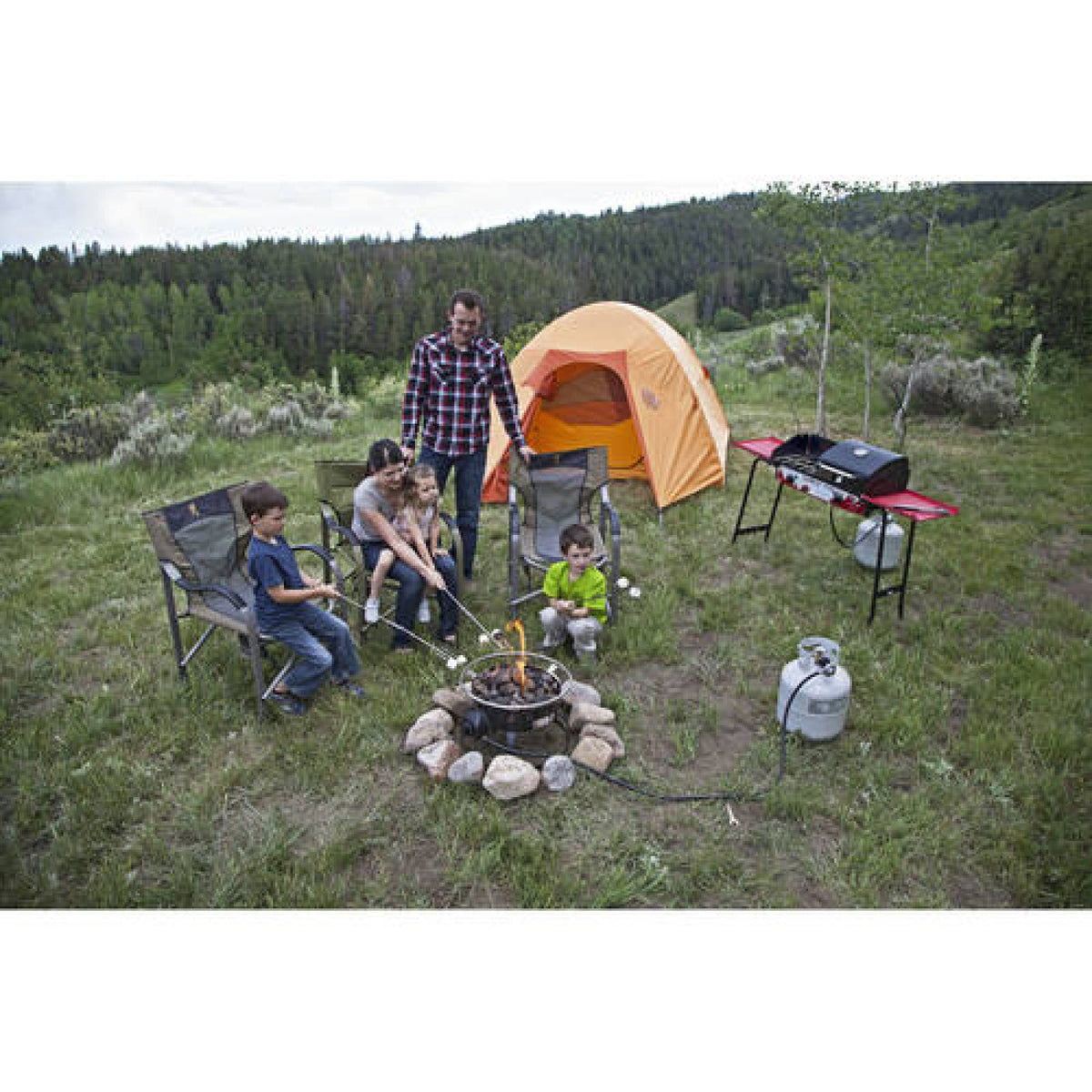 Redwood Fire Pit Q3398