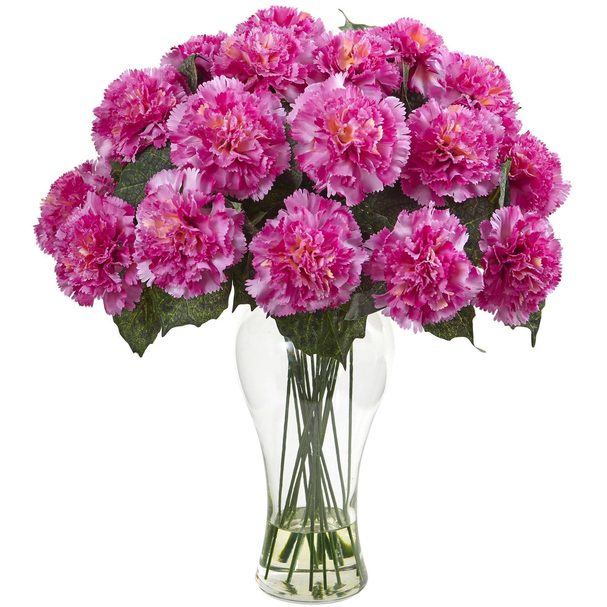 Orange Carnation Arrangement with Vase P915981