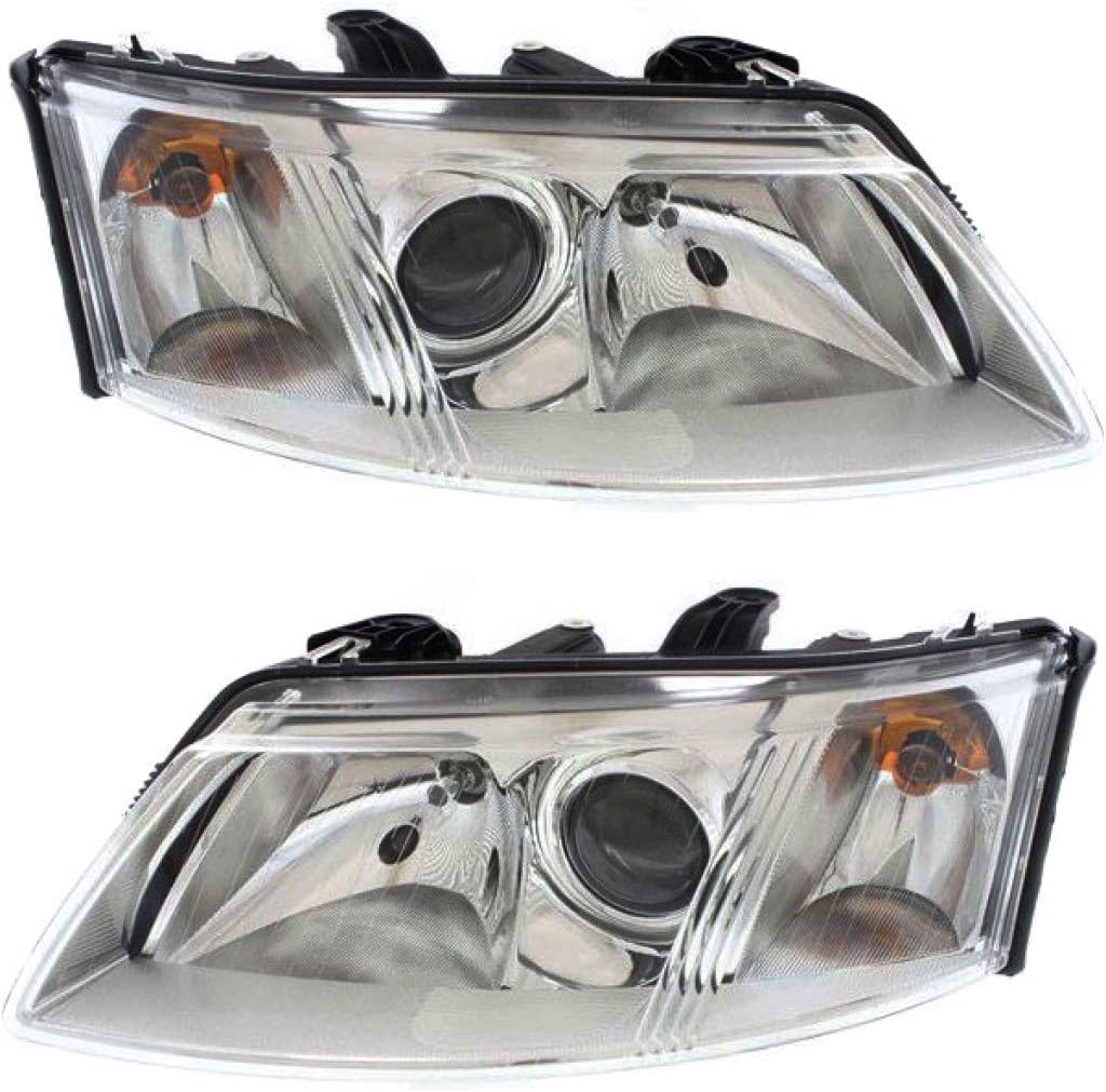 Headlight Assembly Pair for Saab 9-3 Sedan 2003-2007 Coupe 2004-2007 I238